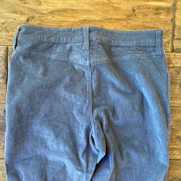 BP Corduroy Bootcut Pants Women 26 Mid Rise Violet Blue Front Pocket Stretch - Picture 3 of 9